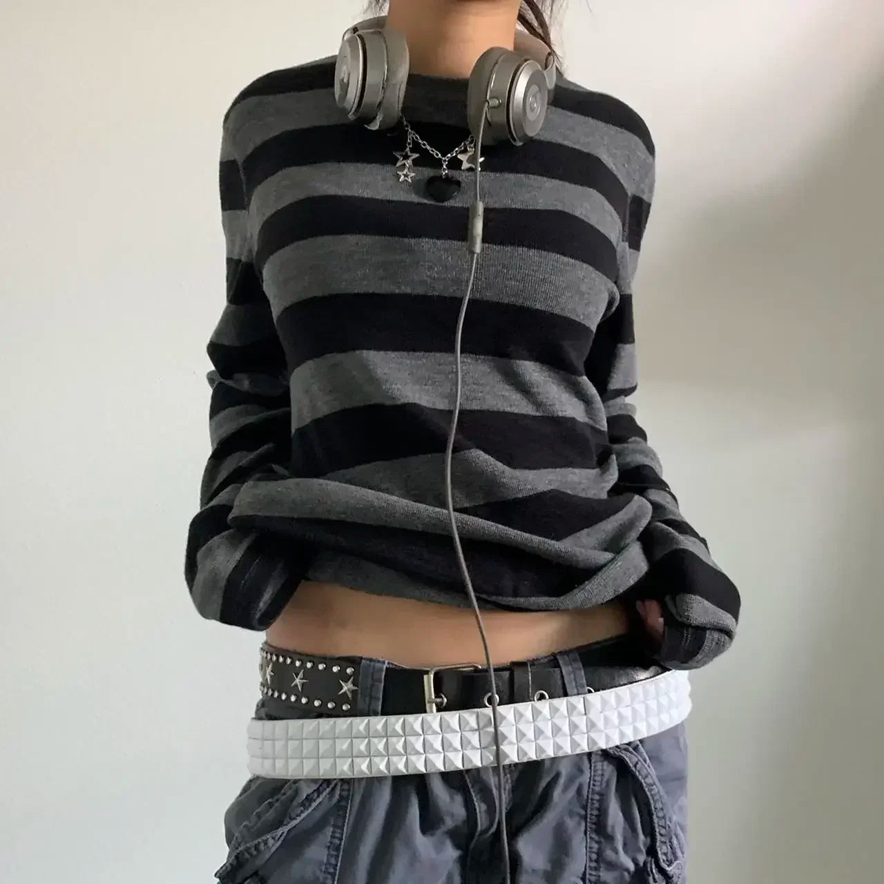 Y2k Striped Long Sleeve